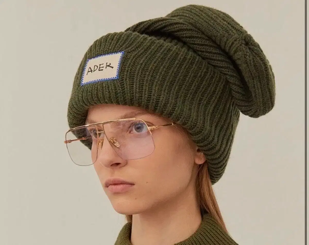 ADER ERROR | 아더에러 Ader Error Crumple Beanie Khaki on Bunjang